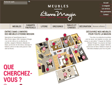 Tablet Screenshot of meubles-mougin.fr